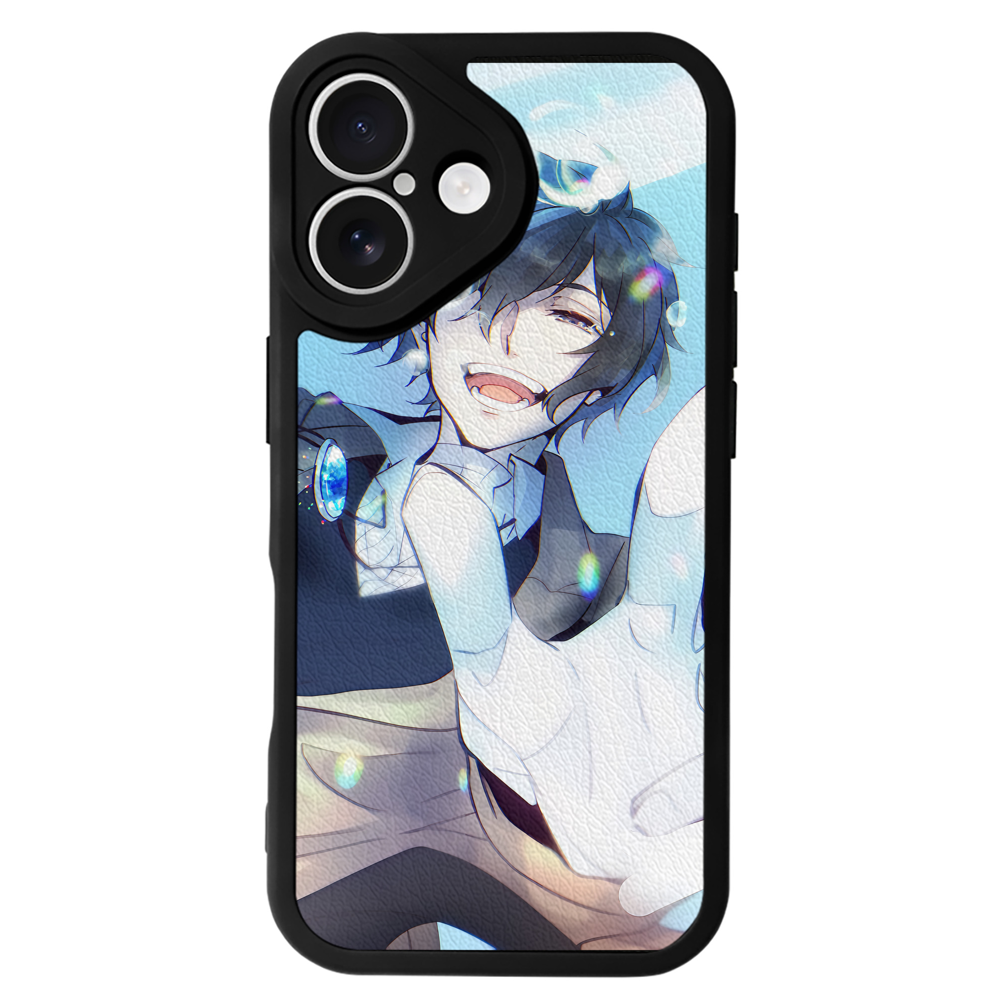 （画像用） 文豪ストレイドッグス Bungo Stray Dogs 【iPhone 16シリーズ対応】シリコンスマホケース（レザー調） 材質：シリコン